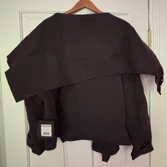 Norma Kamali OVERSIZED SIDE SNAP JACKET Sz M - Picture 7 of 7